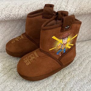 Toddler Woody Boot Slippers